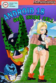 Android 18 Goes Inside Cell comic porn 