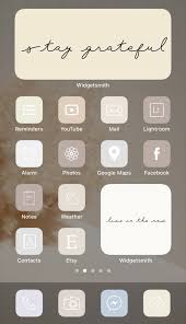 Beige Cream White Aesthetic Iphone App Icon Home Screen Ideas Inspo Inspiration App Covers App Icons App Icon Iphone Home Screen Layout Inspiration App