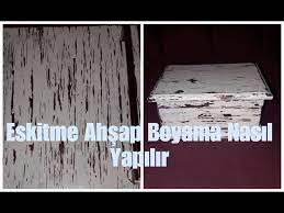 Klasik görünümden uzaklaşarak herkeste bulunmayan bir mobilya türünü evinizde kullanmaya ne dersiniz? Eskitme Ahsap Boyama Nasil Yapilir Youtube