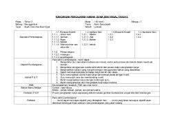 Ditulis oleh unknown selasa, september 24, 2013. Rancangan Pengajaran Harian Dunia Seni Visual Tahun 2