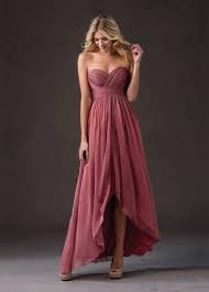 Wedding Dress Simple Attractive Silk Like Chiffon Sweetheart Neckline A Line Hi Lo Bridesmaid Dresses In 2020 Elegant Bridesmaid Dresses High Low Bridesmaid Dresses Bridesmaid Dresses