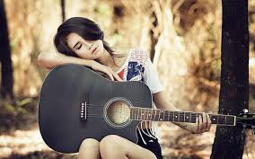 Most orders are eligible for free shipping. Hd Wallpaper Asian Guitar Girl Taking A Break Women S White And Blue Shirt And Grey And Black Acoustic Guitar Wallpaper Flare