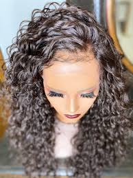 NATALEE| LONG DARK BROWN CURLY FREE PART Hair accessories