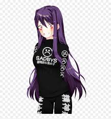 Support the artist or download the game at ddlc.moe. Yuri Yuristicker Ddlc Dokidoki Anime Cute Doki Doki Literature Club Yuri Hd Png Download Vhv