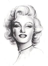 Actress marilyn monroe in a scene from 'bus stop' in 1956. Portrait Marilyn Monroe Portrait Zeichnung Marilyn Monroe Gesicht Von Sophie Klinger Bei Kunstnet