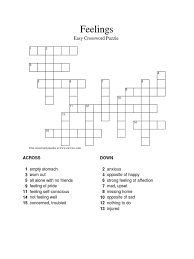 Crossword puzzles are free to play on your desktop or mobile device, and increase in difficulty every day. Feelings Puzzle Pdf Pdf Leisure