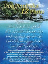 Jika tidak berhasil di bidang ini, bisa saja kita akan berhasil di bidang yang lain. Doa Pembuka 12 Pintu Kebaikkan Cahaya Ketenanganku