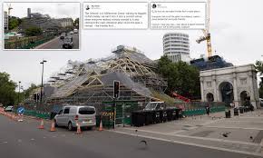 These countries later on got separated by political boundaries but, still share a common cultural heritage. 82ft Tall Marble Arch Mound Takes Shape Ahead Of July 26 Opening Daily Mail Online