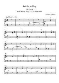 All ▾ free sheet music sheet music books digital sheet music musical equipment. Sunshine Rag A Piano Duet For Beginners By Yvonne Johnson Music