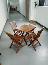 The table and the chairs can be folded to save space when not in use. Childrens Wooden Folding Table And Chairs Pasteurinstituteindia Com