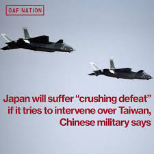 Taiwan Tensions Rise: China Warns Japan of Crushing Defeat in Military Conflict