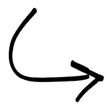 Black Curved Arrow Clipart Clipart Kid Instagram Divider Clip Art Overlays Picsart
