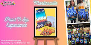 Martinsville Paint and Sip – Indiana Wood Sign