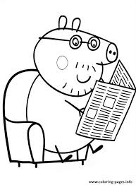 Keep your kids busy doing something fun and creative by printing out free coloring pages. Peppa Pig Reading Journal Coloring Pages Printable