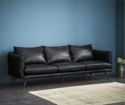 Canape Vintage 3 4 Places Morgan En Cuir Noir Canape Maisons Du Monde En 2020 Canape Vintage Canape Maison Du Monde Et Decoration Canape Noir