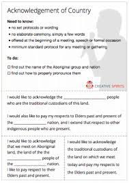 Below are several examples of land acknowledgment statements in use by people at pacific. Welcome To Country Acknowledgement Of Country Creative Spirits
