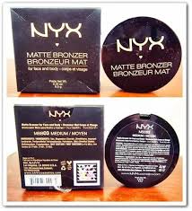 Embrace a natural, healthy looking complexion with the nyx professional makeup matte bronzer. Review On Nyx Matte Bronzer In Mbb03 Medium Moyen Paperblog