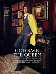 Alina Baikova Wears British Inspired Style For Xavi Gordo In Elle Spain Shoot