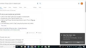 Pop Up Spam Adverts Windows 10 Microsoft Community