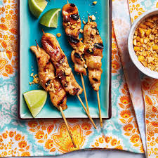 Brochettes De Poulet Aux Arachides Barbecue Ricardo Recipe Ricardo Recipe Food Recipes