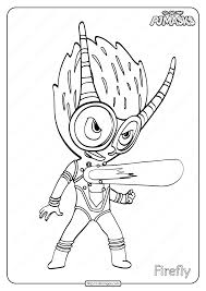 If your child loves interacting. Free Printable Pj Masks Firefly Pdf Coloring Page