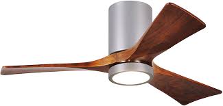 Smart fans that sync up with devices, fans with integrated lighting, and fans designed for outdoor spaces are included in our. Matthews Ir3hlk Bn Irene Modern Brushed Nickel Interior Exterior 3 Blade Hugger Style Paddle Ceiling Fan Mat Ir3hlk Bn