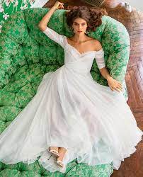 Faithfull linen polka dot midi dress. Weddings I Anthropologie