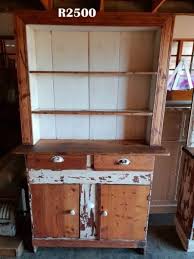 antique oregon pine kitchen cabinet no