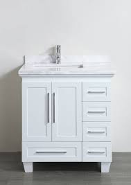 Matching framed mirror is also included. Bathroom Ideas With White Vanity White Vanity Bathroom Small Bathroom Vanities 30 Inch Bathroom Vanity