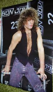 Последние твиты от jon bon jovi 80's (@sexiestrockstar). Jon Bon Jovi Vintage 80s Poster 33413743