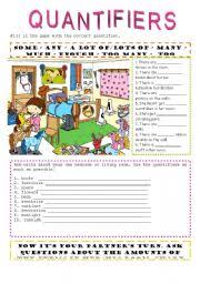 A, an, some, any, how much and how many. Quantifiers Esl Worksheet By Bburcu