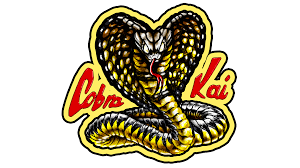While discussing the cobra kai logo, we need to distinguish between the wordmark shown at the beginning of the series and the more detailed roundel emblem. Cobra Kai Logo Logolook Logo Png Svg Free Download