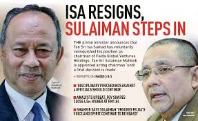 And it's even more amazing considering that… he was once suspended after umno found him guilty of money politics. Isa Resigns Sulaiman Steps In Pressreader
