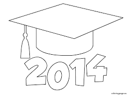 You can place this behind the dessert table or use it as a backdrop for. Graduation Cap 2014 Coloring Page Graduation Cap Graduation Color Printables