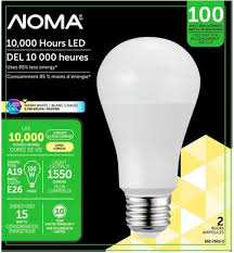 Light bulb question.100 watts vs. Noma Led A19 100w Light Bulbs Soft White 2 Pk Canadian Tire