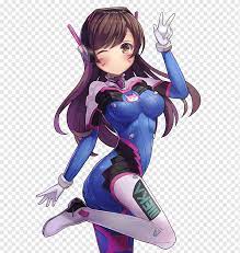 Overwatch D.Va Anime Widowmaker, Anime, purple, cg Artwork, manga png |  PNGWing