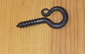 Screw Eyes 4 Inch Hook And Eye Component Sold By Fireandsteelforge 7 34 Wrought Iron Hardware Forged Steel Blacksmithing