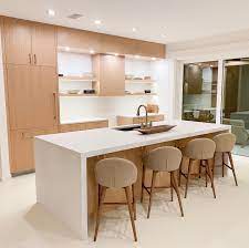 6mm (.25″) is an option for framed or frameless cabinets or other situations. Rift Sawn White Oak All In Sequence And Grain Matched Notice The Soffit Classy Attention Designers