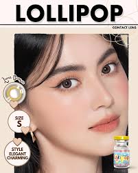 NEW!! Luna Brown🌙🌝 รุ่นนี้เลนส์ขนาดเล็ก3tone ขอบดำทำให้ใบหน้าชัดขึ้น👍  ค่าสายตา 0.00 ถึง -1000 รายเดือน 150฿ #Lollipoplens #contactlens  #คอนแทคเลนส์ #ฝาเหลือง