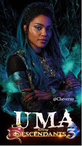 You can also upload and share your favorite mal descendants 3 wallpapers. Descendants 3 Phone Wallpaper Uma With Logo Disney Descendants Descendants Wonder Woman