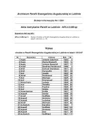 Music profile for gerard joling, born 29 april 1960. Archiwum Parafii Ewangelicko Augsburskiej W Lublinie Akta