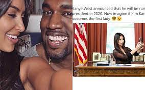 Don't be like kanye,' it read. Kanye West Announces He S Running For Us President Memes Imagining Kim Kardashian As The First Lady