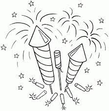 4th Of July Coloring Pages Free Fireworks Kostenlose Ausmalbilder Feuerwerk Silvester Feuerwerk