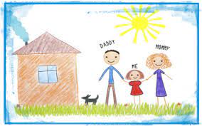 The One Place Where Studio Clutter Is A Good Thing Family Drawing My Family Drawing Drawing For Kids