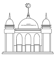 Masjid ini dibangun pada tahun 1894 wah sudah lama sekali , masjid agung tuban ini mengambil konsep bangunan 1001. Gambar Masjid Kartun Hitam