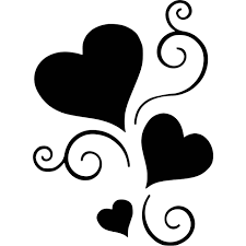 Hearts Svg Png Jpg Cricut Silhouette Etsy Heart Stickers Stencils Foot Tattoos