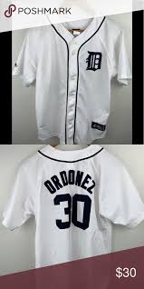 Magglio Ordonez Jersey Detroit Tigers Majestic Mlb In 2020 Detroit Tigers Jersey Mlb