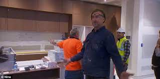 Removal of all debris and clean up in less than 3 hours! The Block S Dan Goes Head To Head With His Tiler During Kitchen Week Schedule Daily Mail Online