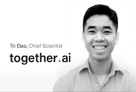 Introducing Together AI Chief Scientist Tri Dao, as he releases  FlashAttention-2 to speed up model training and inference
