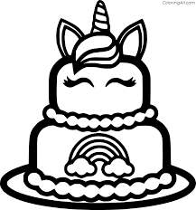 The best coloring pages on one imcoloring.com everything from coloring with animals, disney coloring pages, coloring pages for birthdays, easter and christmas. Birthday Cake Coloring Pages Coloringall